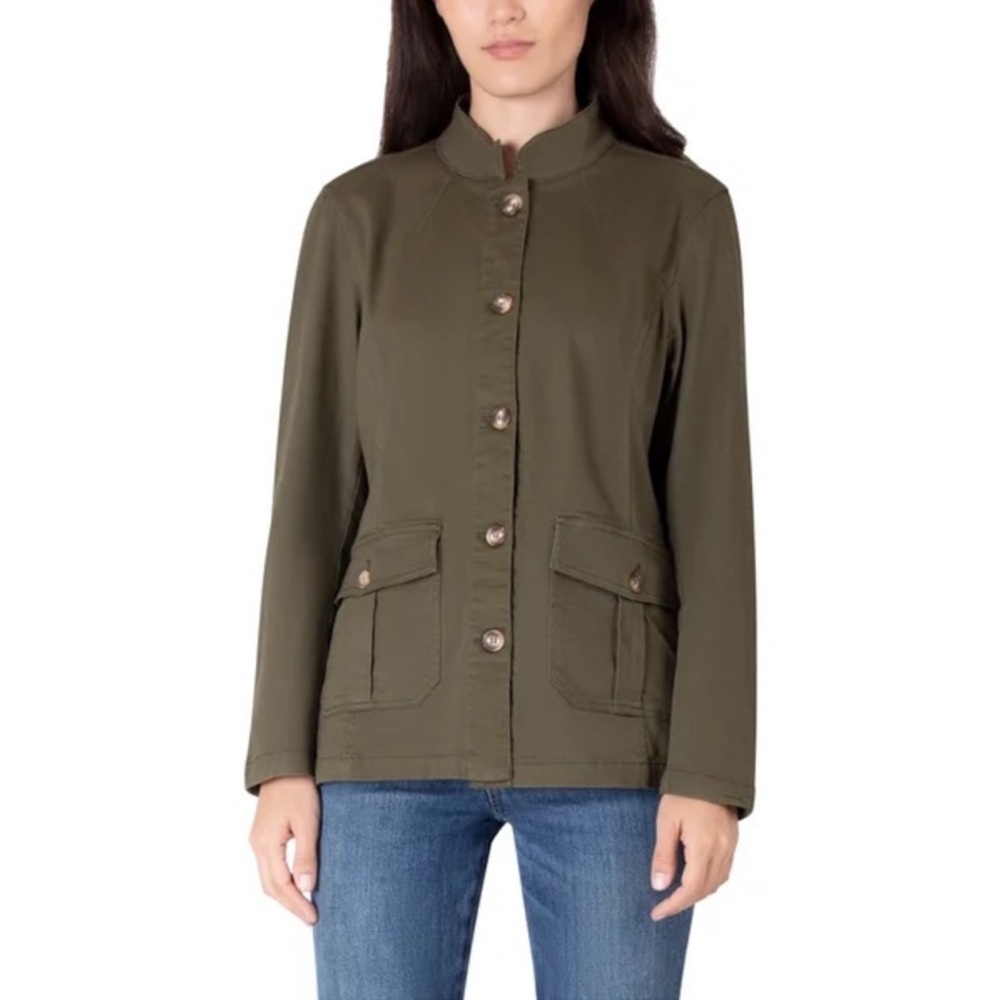 XL💚: BearPaw Twill Utility Jacket Olive Green